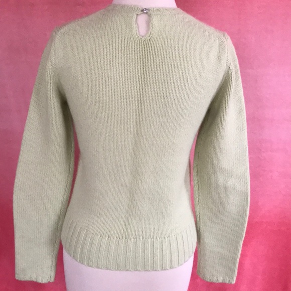 Classic Cable front Crewneck Sweater - Picture 3 of 3